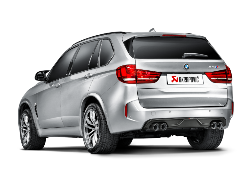 Akrapovic 15-17 BMW X5M (F85) Evolution Line Cat Back (Titanium) w/ Carbon Tips (view 3)