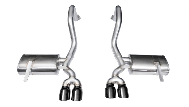 Corsa 1997-2004 Chevrolet Corvette C5 Z06 5.7L V8 Xtreme Axle-Back Exhaust w/ Black Tips Main image