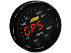 AEM X-Series 0-160 MPH Black Bezel w/ Black Face GPS Speedometer Gauge (view 3)