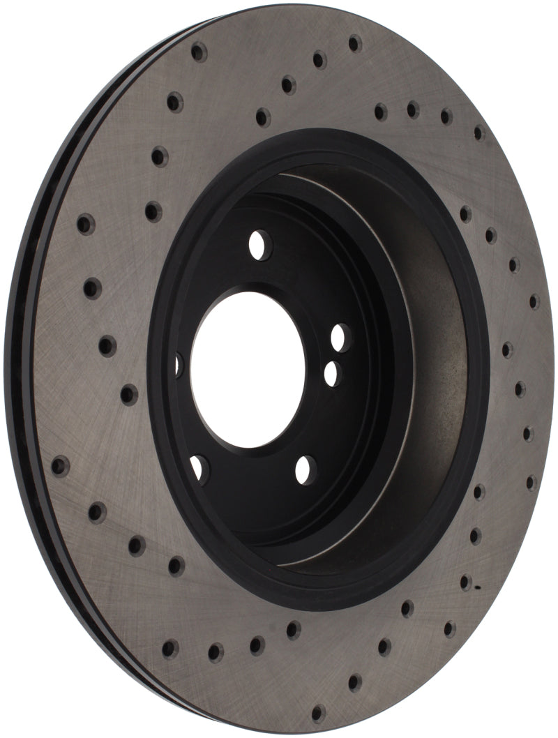 StopTech 01-07 BMW M3 (E46) / 00-04 M5 (E39) Drilled Left Rear Rotor Main image