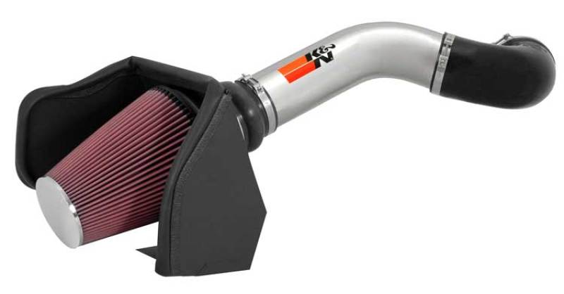 K&N 99-04 Chevy Silverado V8-4.8/5.3L Polished High Flow Performance Kit Secondary image