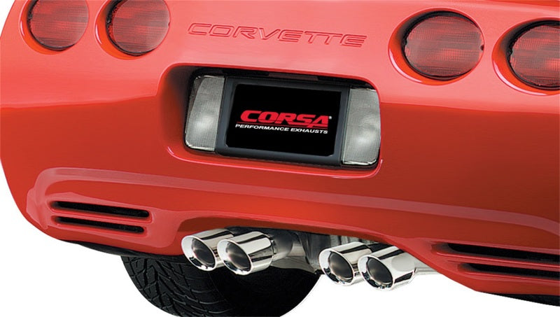 Corsa 97-04 Chevrolet Corvette C5 Z06 5.7L V8 Polished Xtreme Axle-Back Exhaust (view 3)