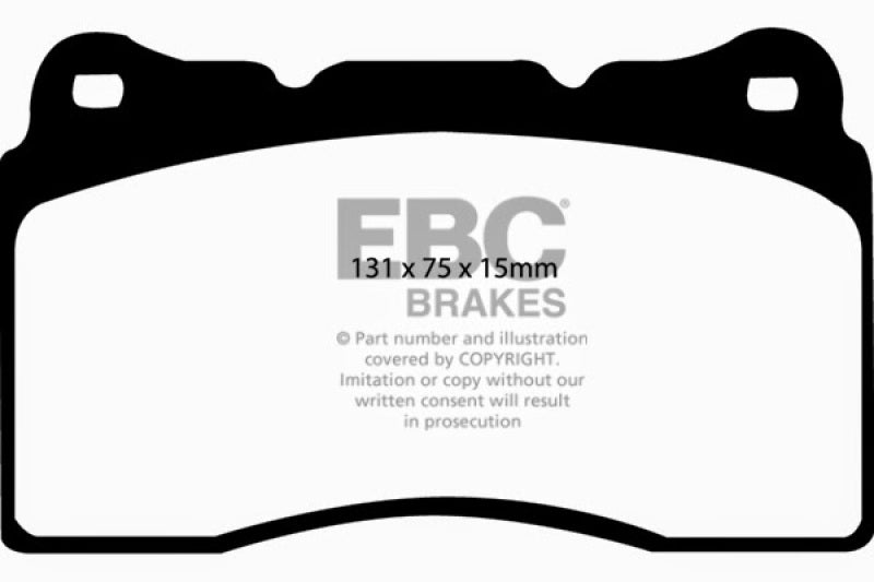 EBC 17-21 Honda Civic Type-R (FK8) Bluestuff Front Brake Pads Main image