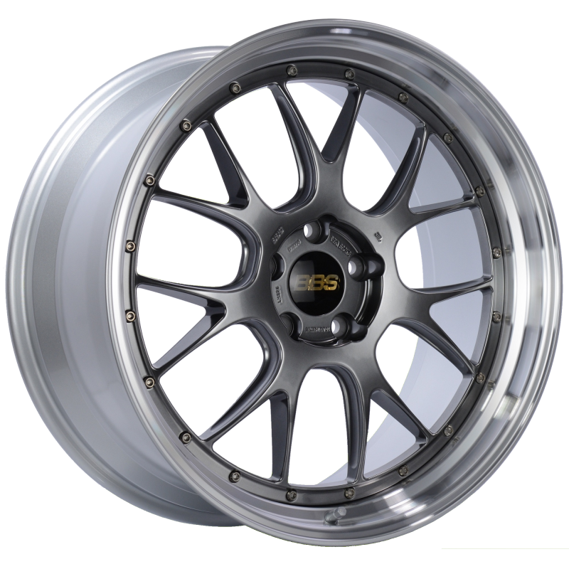 BBS LM-R 21x10 5x120 ET35 Diamond Black Center Diamond Cut Lip Wheel -82mm PFS/Clip Required Main image