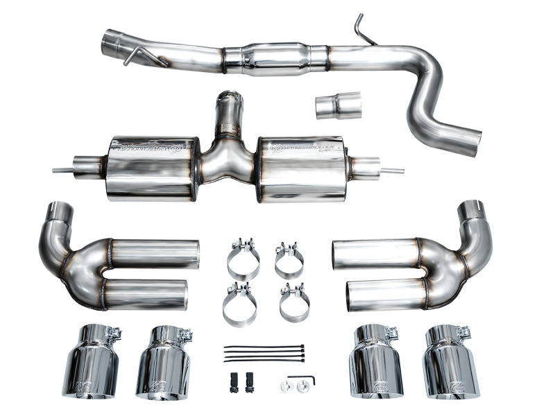 AWE Tuning 22-24 Audi 8Y S3 Touring Edition Exhaust - Chrome Silver Tips (view 12)