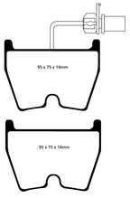 EBC 06-09 Audi RS4 4.2 (Cast Iron Rotors) Yellowstuff Front Brake Pads (view 3)