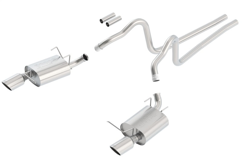 Borla 2011 Ford Mustang 3.7L 6cyl 6spd RWD SS S-Type Catback Exhaust Main image
