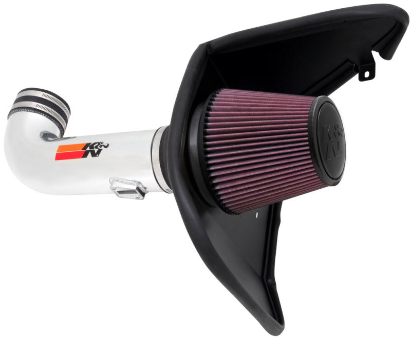 K&N 10 Camaro 6.2L V8 Polished Typhoon Short Ram Intake (view 2)