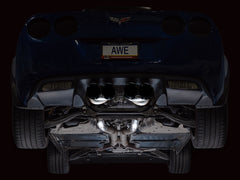AWE Tuning C6 Chevrolet Corvette Z06/ZR1 Touring Edition Axle-Back Exhaust w/ Diamond Black Tips