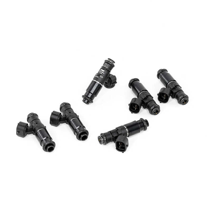 DeatschWerks Set of 6 2400cc Injectors for Nissan 350Z-370Z 03-15/Nissan GTR VR38DETT 09-15 Main image