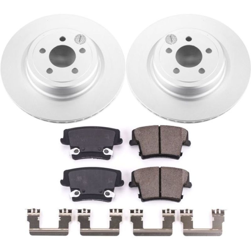 Power Stop 06-14 Dodge Charger Rear Z17 Evolution Geomet Coated Brake Kit Main image