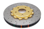 DBA 03-07 350Z / 03-04 G35 w/ Brembo Front Drilled & Slotted 5000 Series 2 Piece Rotor Assembled w/