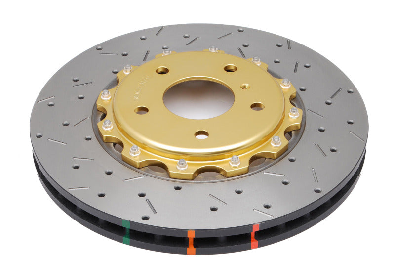 DBA 03-07 350Z / 03-04 G35 w/ Brembo Front Drilled & Slotted 5000 Series 2 Piece Rotor Assembled w/ Main image