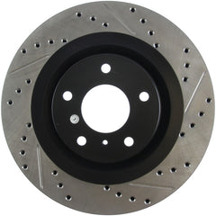 StopTech 06-07 350Z / 05-07 G35 exp Sport/ 06-07 G35X SportStop Slotted & Drilled Front Left Rotor