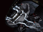 AWE Tuning SwitchPath Cat-Back Exhaust for BMW G8X M3/M4 - Chrome Silver Tips (view 2)