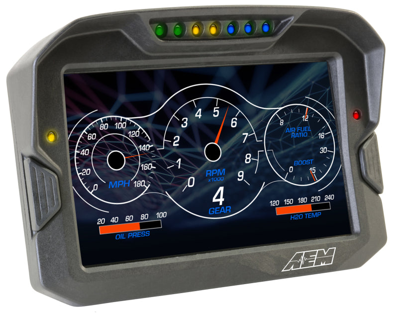 AEM CD-7 Non Logging Race Dash Carbon Fiber Digital Display (CAN Input Only) (view 4)