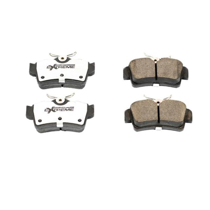 Power Stop 94-04 Ford Mustang Rear Z26 Extreme Street Brake Pads w/Hardware Main image