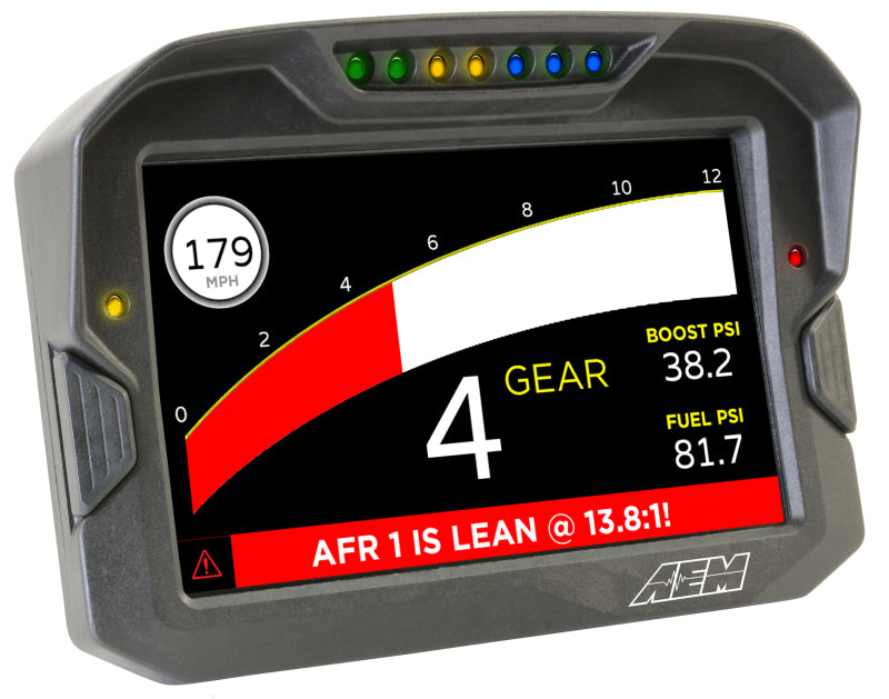 AEM CD-7 Non Logging Race Dash Carbon Fiber Digital Display (CAN Input Only) (view 5)