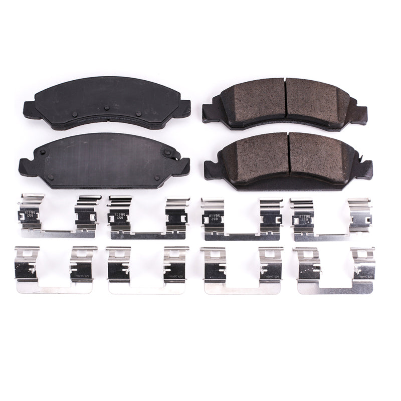 Power Stop 2008 Chevrolet Avalanche Front Z17 Evolution Ceramic Brake Pads w/Hardware Secondary image