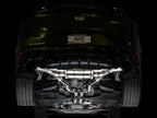 AWE Tuning 2021+ Cadillac CT4-V Blackwing SwitchPath Exhaust - Diamond Black Tips (view 4)