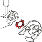 SPC Performance 99-05 VW Golf/Jetta/00-06 Audi TT Nylon Toe Shim (0.50deg.) (view 2)