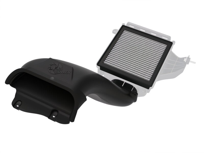 aFe 21-24 Ford F-150 V6/V8 Dynamic Air Scoop w/ Pro DRY S Filter (D.A.S. PLUS) Main image