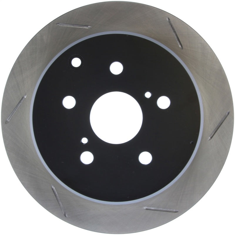 StopTech Power Slot 86-92 Supra ALL Rear Left SportStop Slotted Rotor Main image