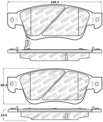 StopTech Performance 07-08 Infiniti G35 2WD Sedan / 08 Infiniti G37 Coupe Front Brake Pads