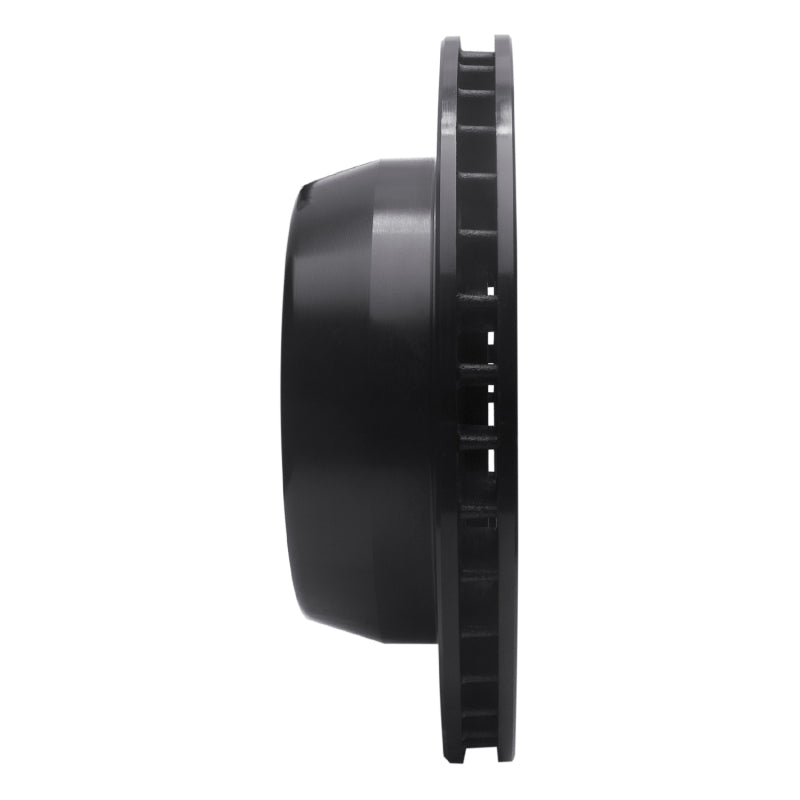 R1 00-14 Cadillac Escalade EXT Rear Left Drilled & Slotted Black Brake Rotor Secondary image