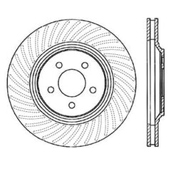 StopTech Power Slot 94-04 Ford Mustang Front Left Slotted Rotor