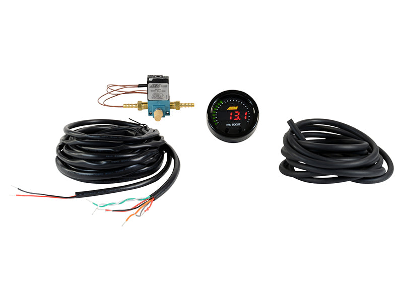 AEM X-Series Tru-Boost Controller Gauge w/ Boost Control Solenoid 80PSIg Internal MAP Sensor (view 3)