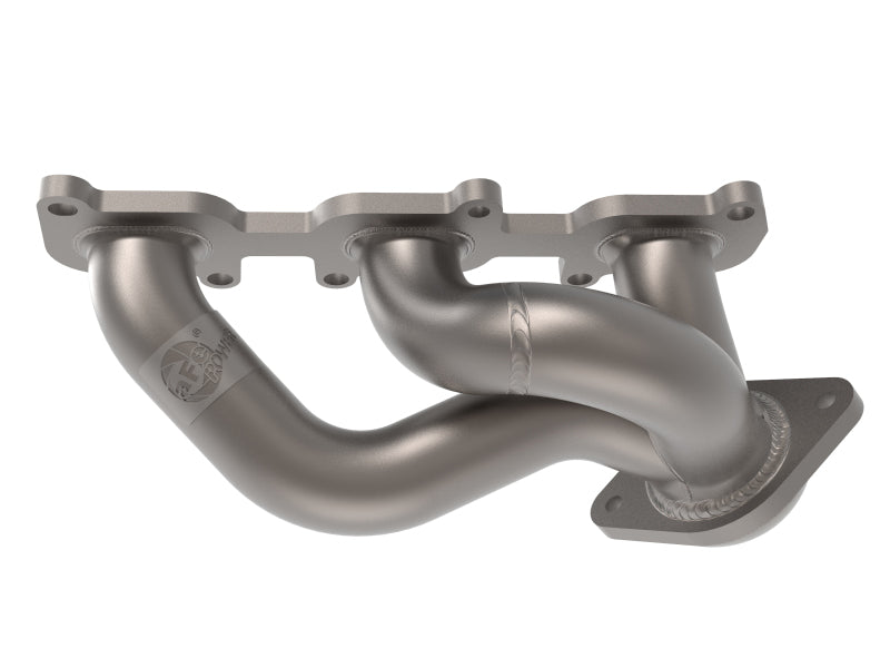 aFe Twisted Steel Shorty Header 11-17 Ford Mustang V6-3.7L - Titanium Coat Finish (view 4)