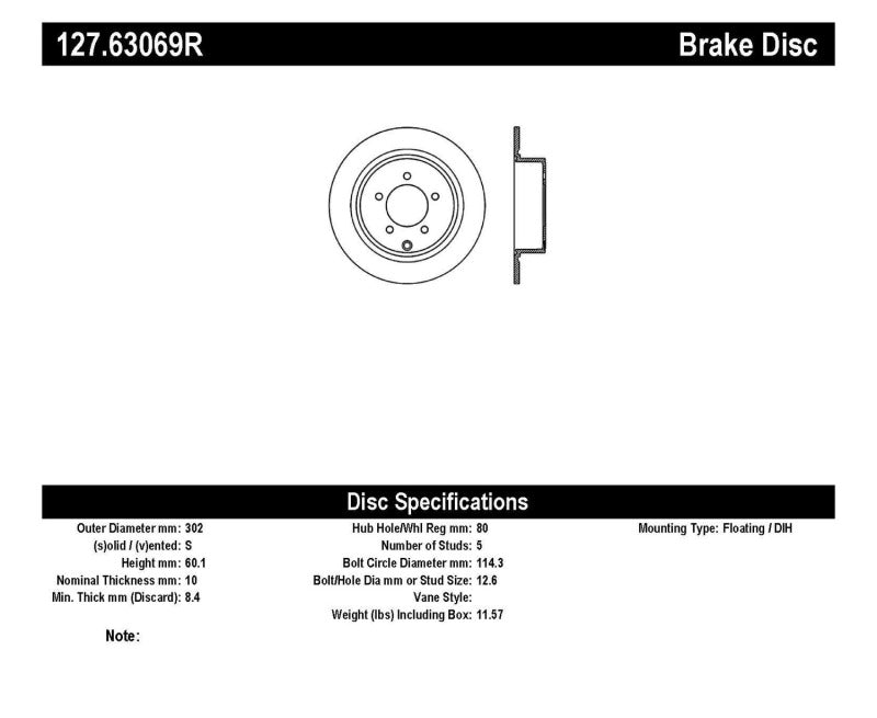 StopTech Slotted & Drilled Sport Brake Rotor (view 5)