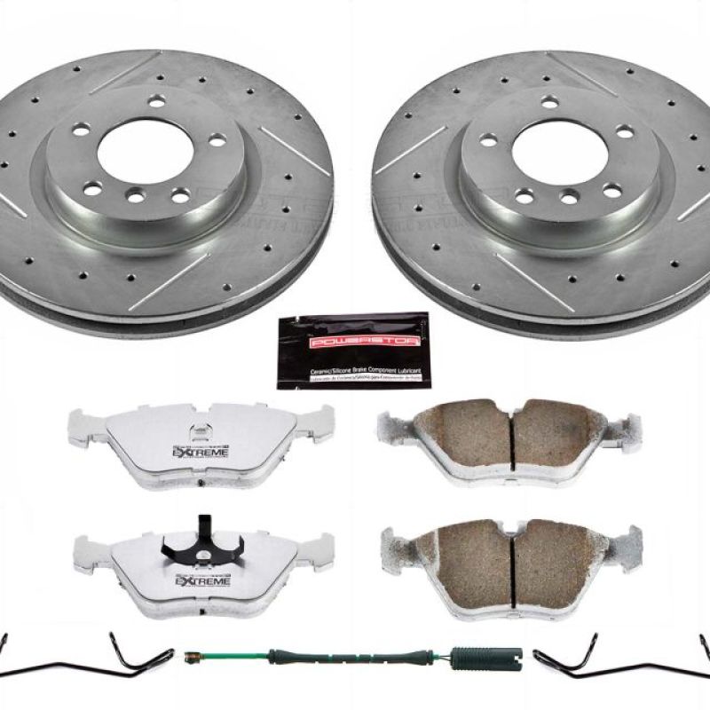 Power Stop 95-99 BMW M3 Front Z26 Street Warrior Brake Kit Main image