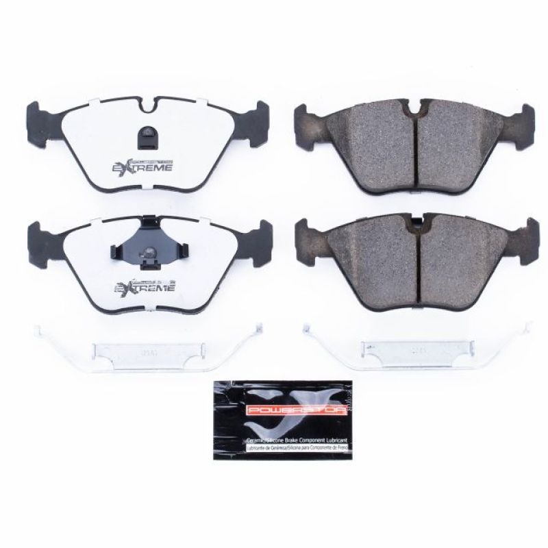 Power Stop 89-91 Audi 200 Front Z26 Extreme Street Brake Pads w/Hardware Main image