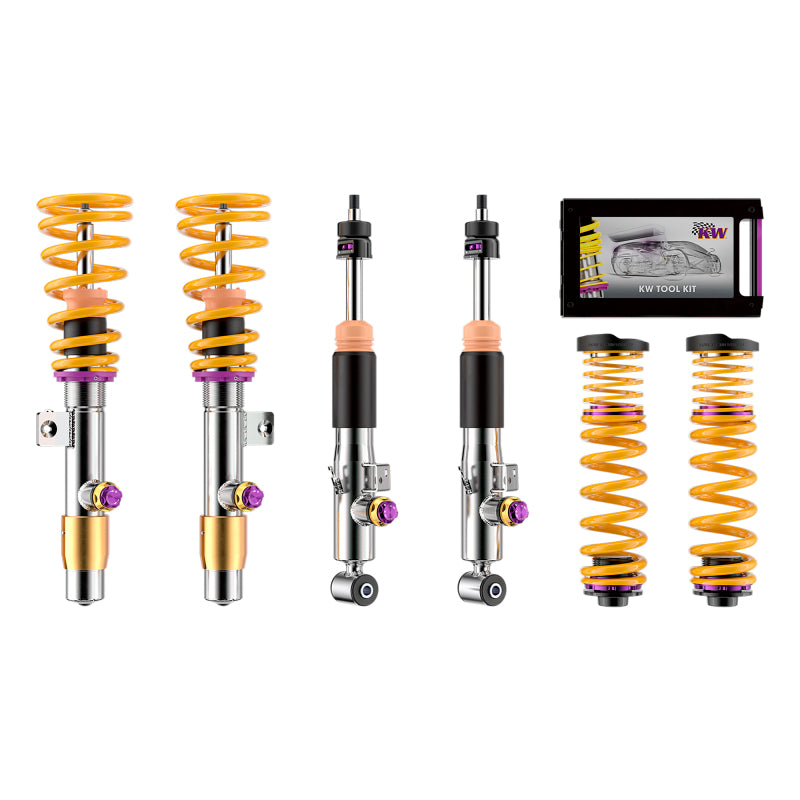 KW Coilover Kit V4 2021+ BMW M2 (G87) &amp; M3 (G80) Sedan 2WD incl. M3 Competition Main image