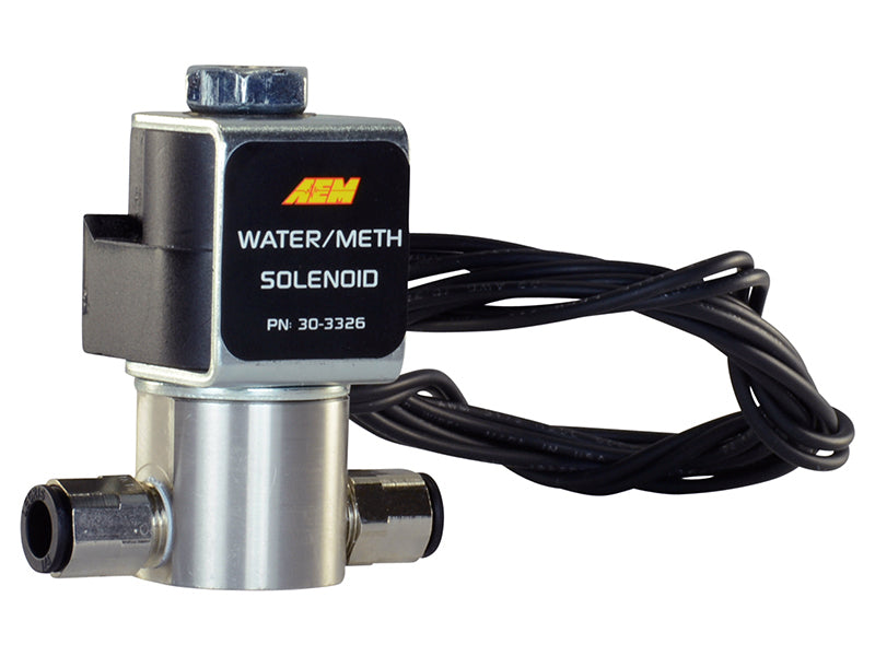 AEM Water/Methanol Injection System - High-Flow Low-Current WMI Solenoid - 200PSI 1/8in-27NPT In/Out (view 4)