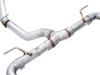 AWE Tuning Subaru BRZ / Toyota GR86 / Toyota 86 Track Edition Cat-Back Exhaust- Diamond Black Tips (view 8)