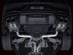 AWE 2024 Ford Mustang GT Fastback S650 RWD SwitchPath Cat-Back Exhaust w/ Quad Chrome Silver Tips (view 5)
