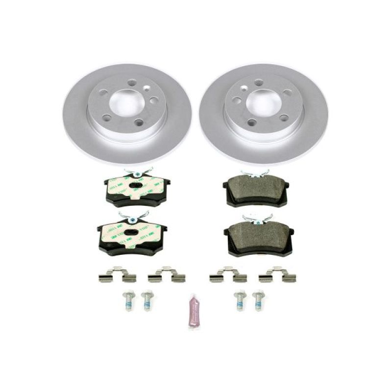 Power Stop 00-06 Audi TT Quattro Rear Euro-Stop Brake Kit Main image