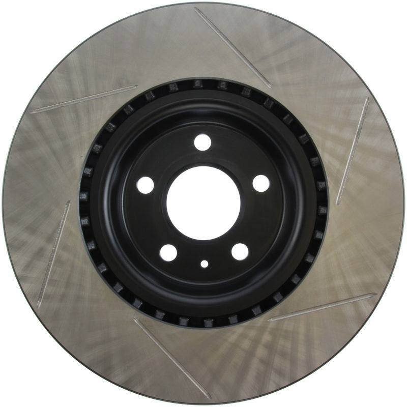 StopTech Power Slot 12 Audi A6 Quattro/11-12 A7 Quattro / 07/11-13 S4 Front Right Slotted Rotor (view 5)