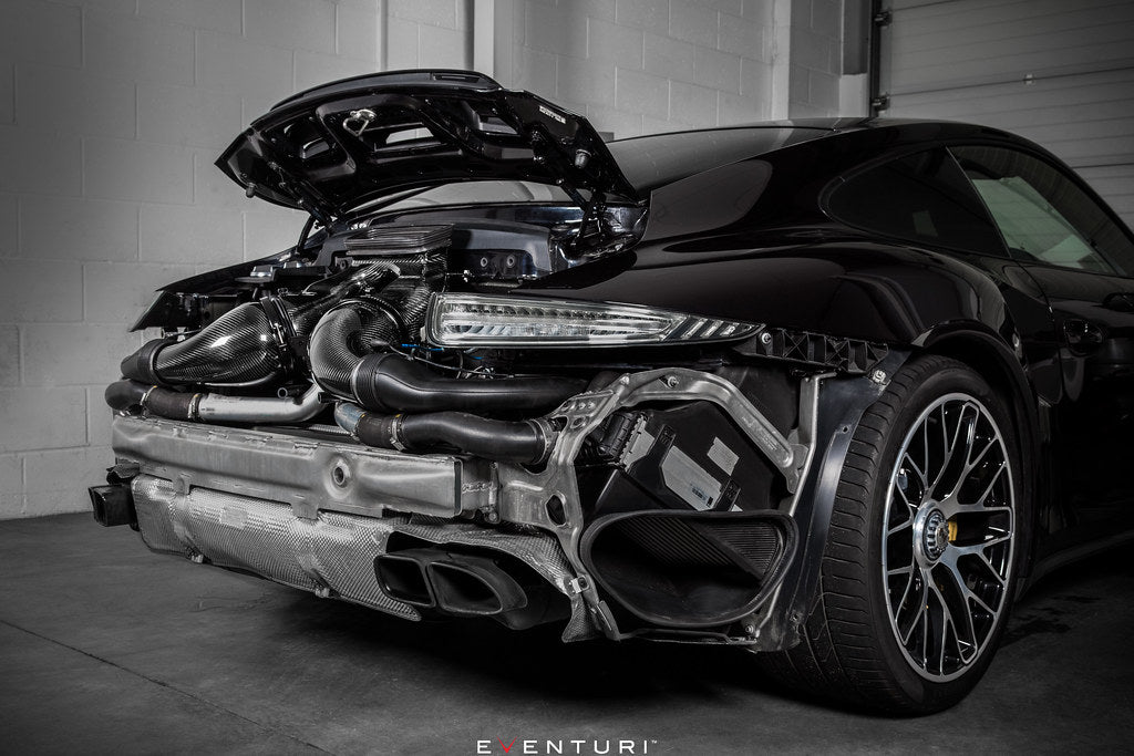 Eventuri Porsche 991.1 / 991.2 Turbo / Turbo S Black Carbon Intake System