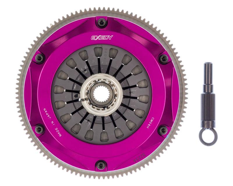 Exedy 2008-2015 Mitsubishi Lancer Evolution GSR L4 Hyper Triple Cerametallic Clutch Rigid Disc Main image