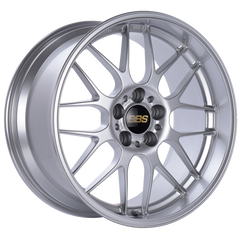 BBS RG-R 19x9.5 5x120 ET35 Diamond Silver Wheel -82mm PFS/Clip Required