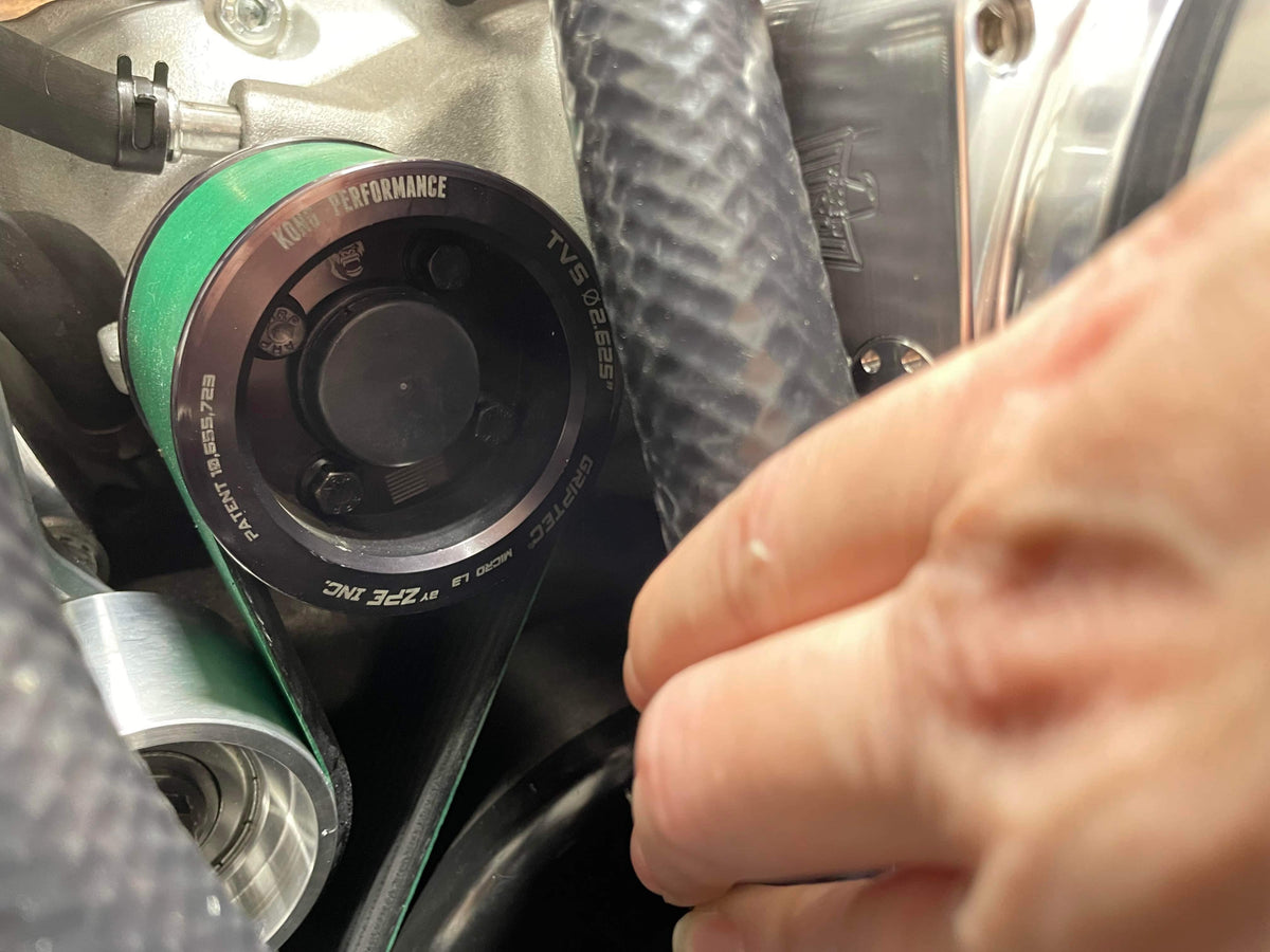 Kong Billet Dual Idler Belt Tensioner (LS9)