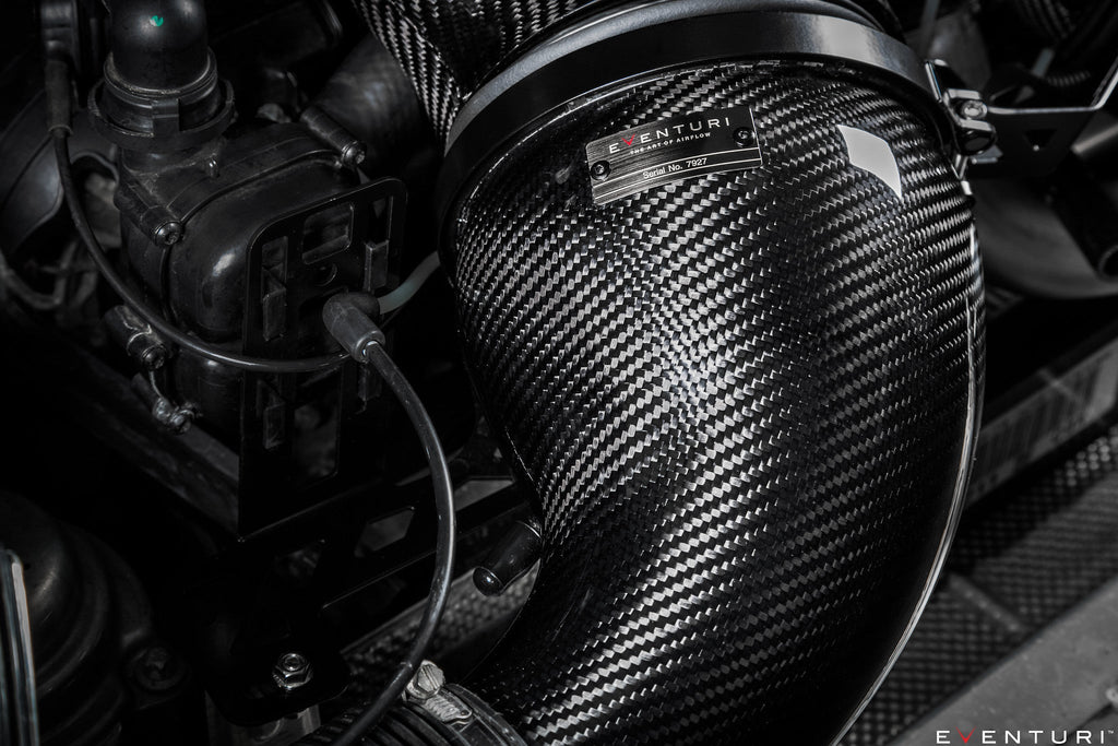 Eventuri Porsche 991.1 / 991.2 Turbo / Turbo S Black Carbon Intake System