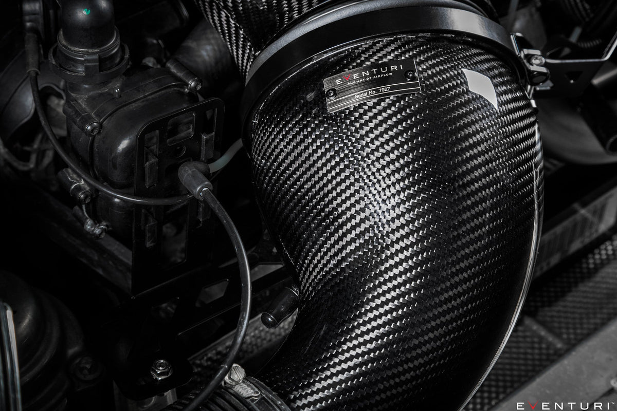 Eventuri Porsche 991.1 / 991.2 Turbo / Turbo S Black Carbon Intake System