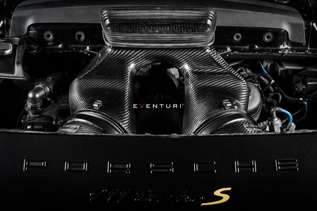 Eventuri Porsche 991.1 / 991.2 Turbo / Turbo S Black Carbon Intake System