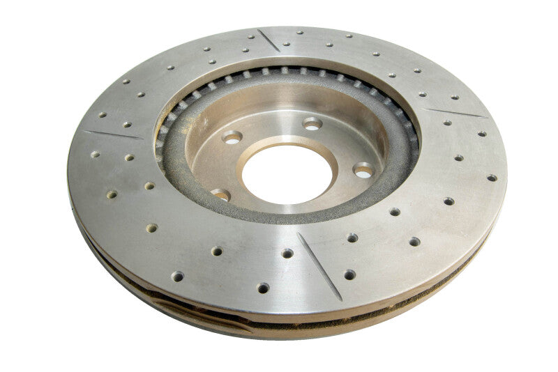 DBA 03-05 350Z / 03-04 G35 / 03-05 G35X Front Drilled & Slotted Street Series Rotor (view 2)