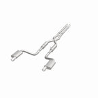 MagnaFlow 11-12 Dodge Charger SRT-8 Hemi Dual Split Rear Exit Stainless Cat-Back Performance Exhaust (view 15)